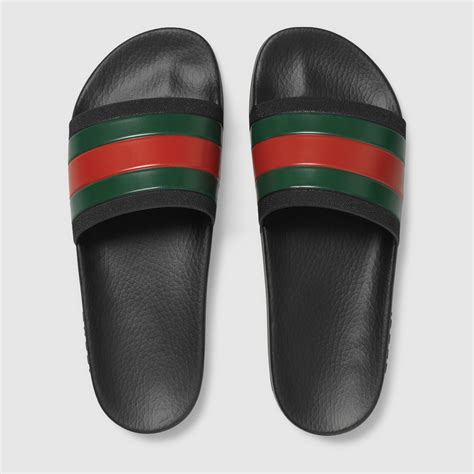 cheap mens gucci slides|men gucci slides size 10.